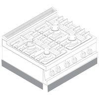 Plinth for 800 mm tabletop modules | Virtus V80ZFT