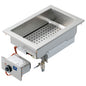 Elektro-Bainmarie, Einbaumodell, 1 Becken GN 1/1 H=150 mm — Virtus VI6540BMED