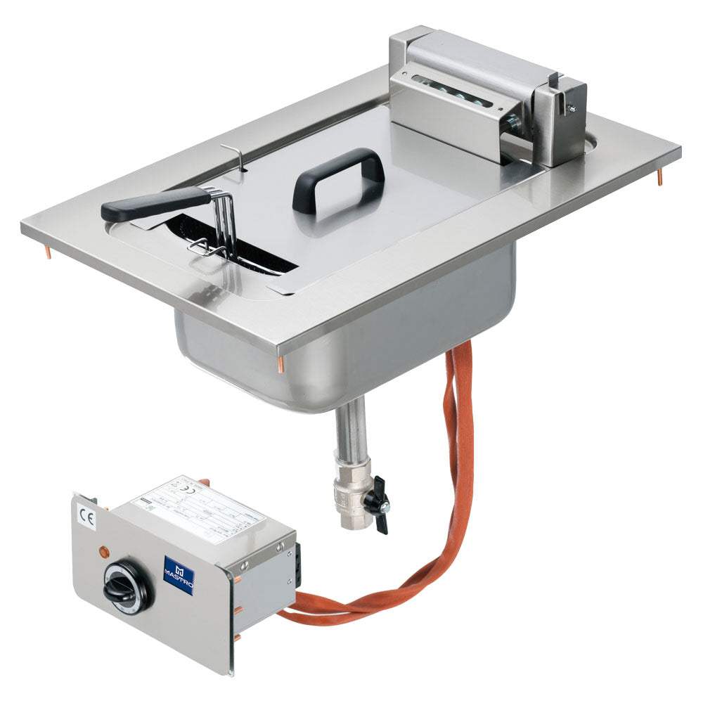 Elektro-Fritteuse, Einbaumodell, 10 Liter — Virtus VI6540FRE8D