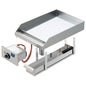 Elektro-Grillplatte, Einbaumodell, verchromt, glatt — Virtus VI6540FTECRD