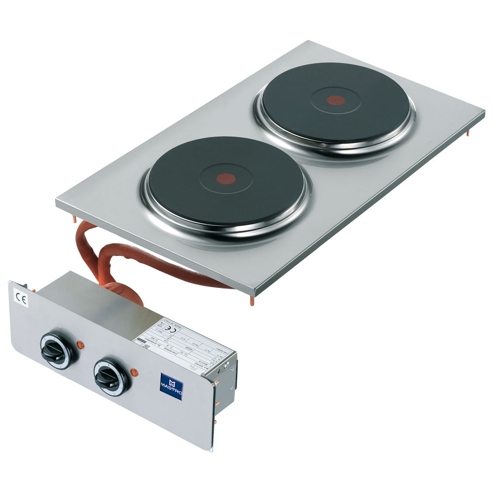 Einbau-Elektrokochfeld, 2 Platten — Virtus VI6540PCED