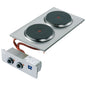 Einbau-Elektrokochfeld, 2 Platten — Virtus VI6540PCED