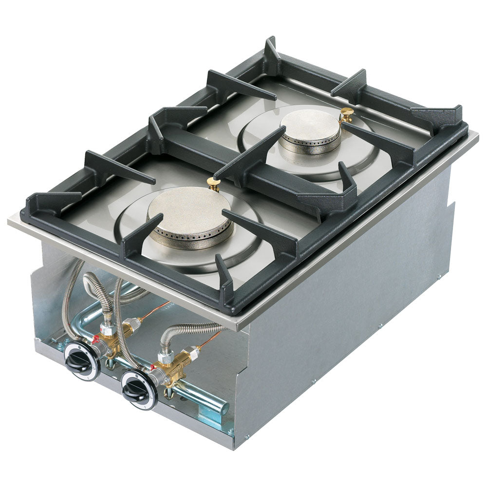 Einbau-Gaskochfeld, 2 Brenner — Virtus VI6540PCGD