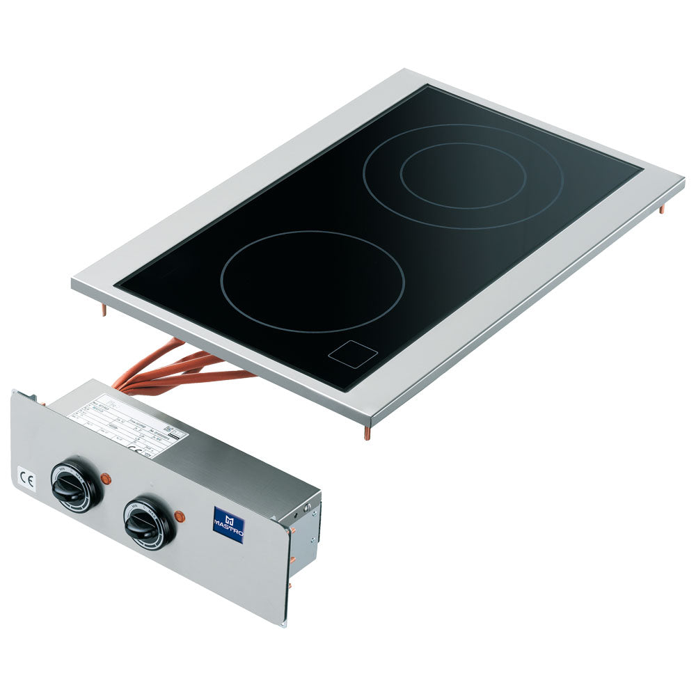 Einbau-Glaskeramikkochfeld, 2 Platten — Virtus VI6540PVED