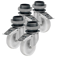 Set of 2+2 wheels with brake (special assembly required) | Virtus VKR22