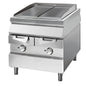 Elektro-Grillplatte auf Unterbau mit Wasserschubladen, Kochzone in Edelstahl Fleisch/ Fisch — Virtus VS11080GRACQE