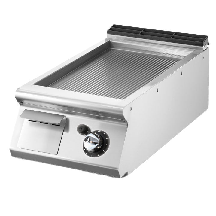 Gas-Grillplatte, Tischmodell, gerillte Platte — Virtus VS7040FTRGVT