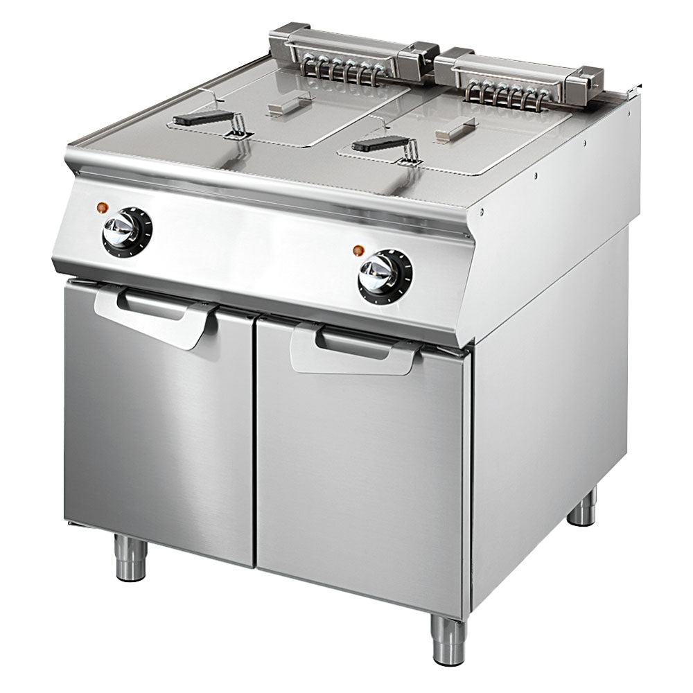 Elektro-Fritteuse, Kapazität 2x 10 Liter — Virtus VS7080FRE10