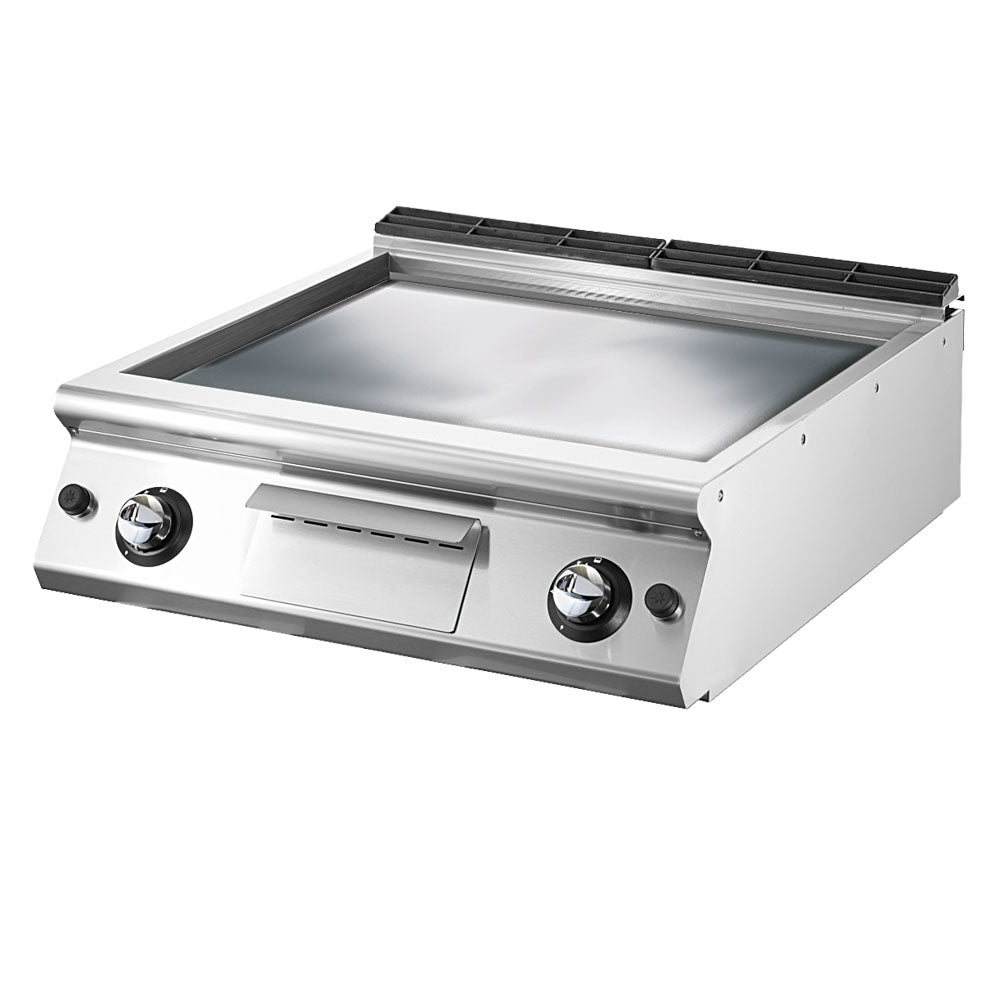 Gas-Grillplatte, Tischmodell, glatte Platte — Virtus VS7080FTGVT