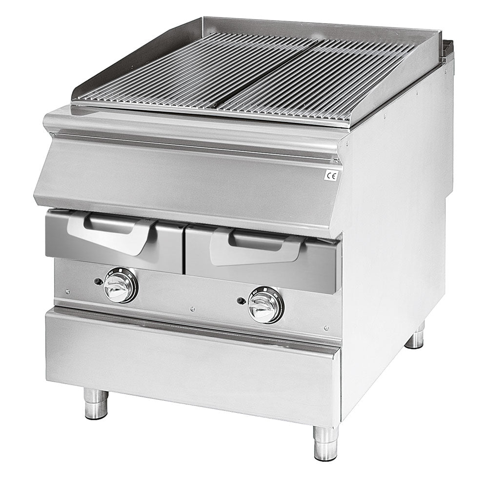 Gas-Grill, Kochzone in Edelstahl, Fleisch/Fisch — Virtus VS7080GRACQG