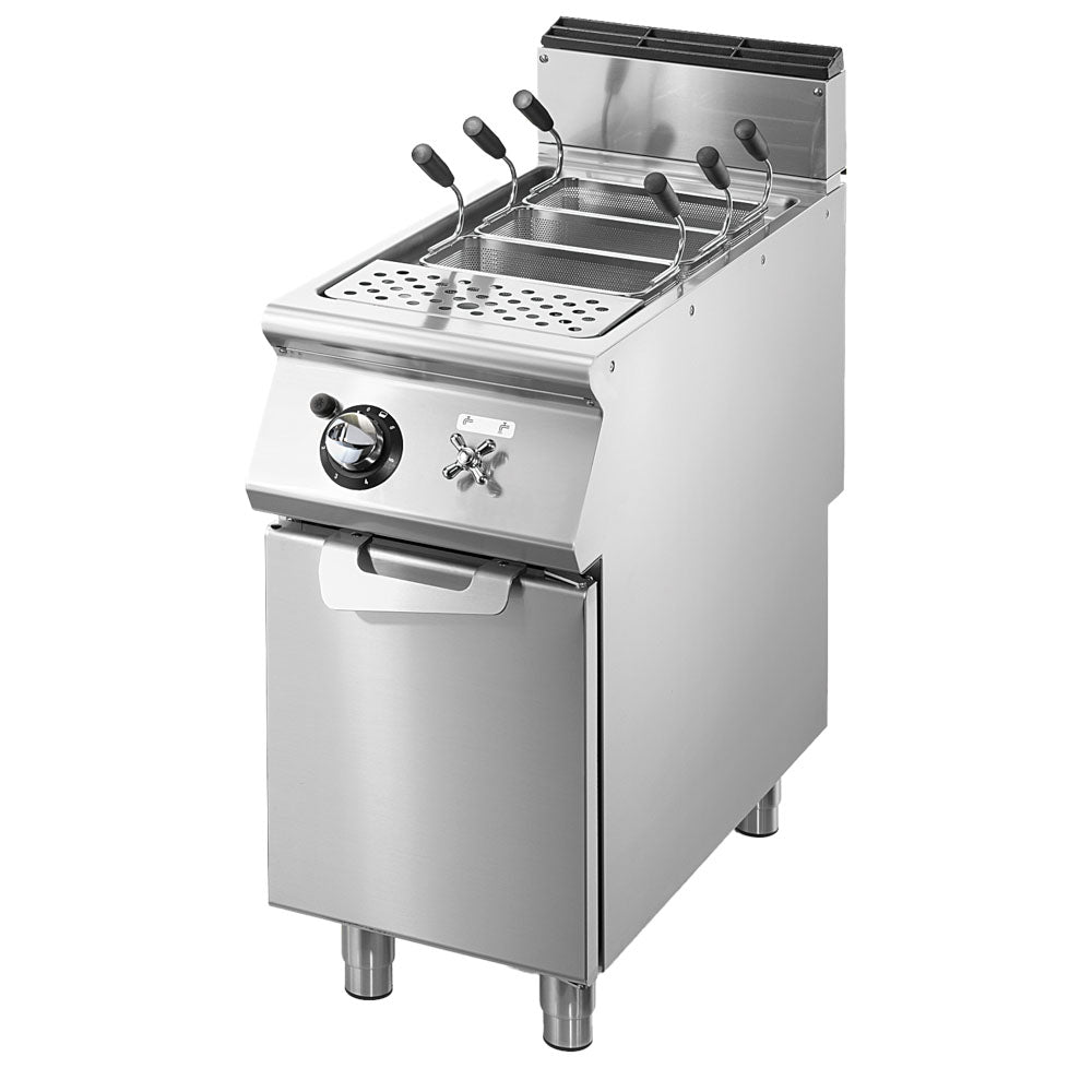 Gas-Nudelkocher, 1 Becken GN 1/1, Kapazität 1x 40 Liter — Virtus VS9040CPGS