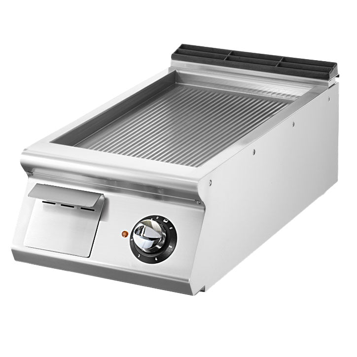 Elektro-Grillplatte, Tischmodell, gerillte Platte — Virtus VS9040FTREVT