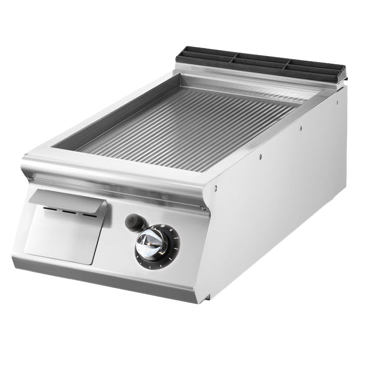 Gas-Grillplatte, Tischmodell, gerillte Platte — Virtus VS9040FTRGVT