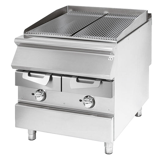 Gas-Grill, Kochzone in Edelstahl, Fleisch/Fisch — Virtus VS9080GRACQG