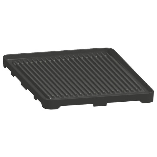 Gerillte Grillplatte, 1 Brenner — Virtus VS90PR1F