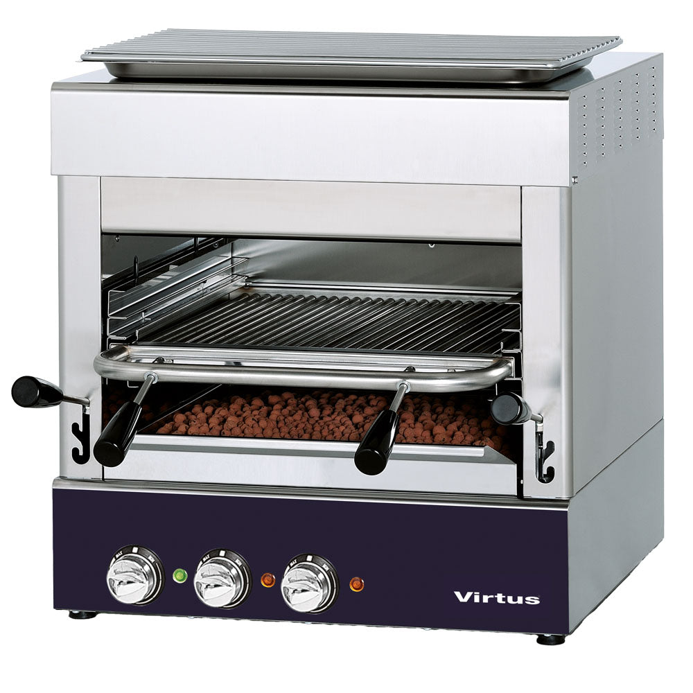 Elektrogrill bis 800°C mit Grillrost 400x470 mm — Virtus VSBEEFCOMP