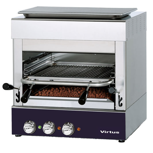 Elektrogrill bis 800°C mit Grillrost 400x470 mm — Virtus VSBEEFCOMP