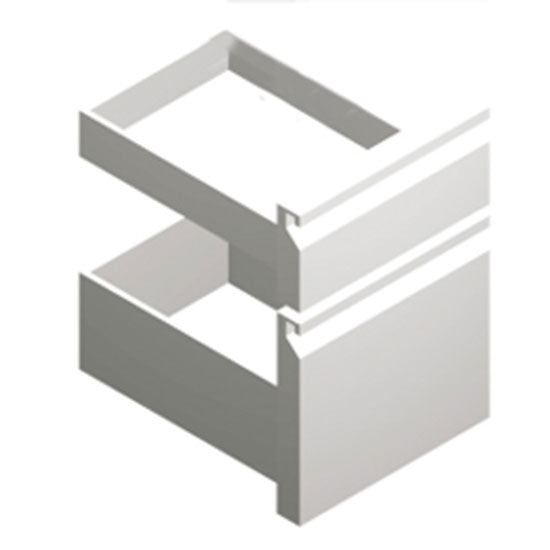 Schubladenkit GN 1x 1/3 und 1x 2/3 für Kühltische mit Tiefe 700 mm — Virtus Z/C008Z Restposten