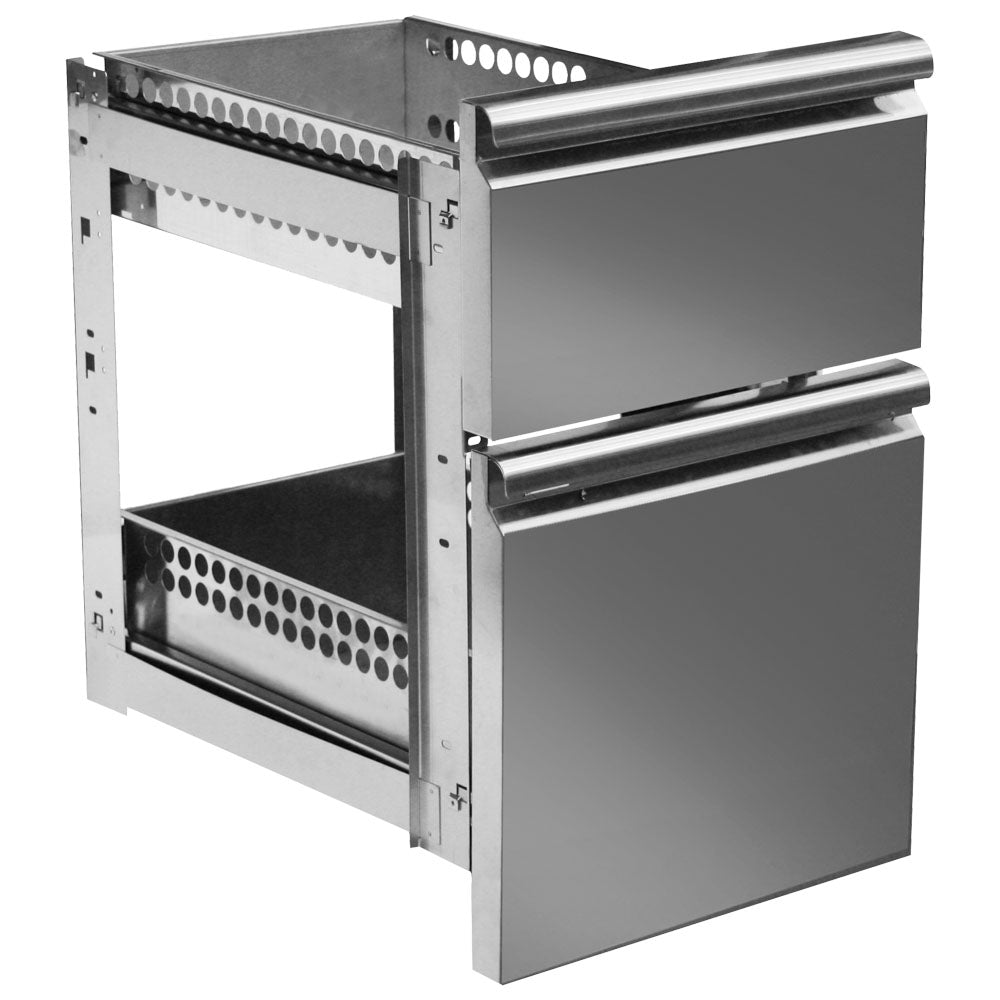 Schubladenkit GN 1x 1/3 und 1x 2/3 für Kühltische mit Tiefe 700 mm — Virtus Z/C008ZF