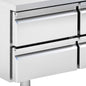 Schubladenkit 2x 1/2 für Kühlunterbauten, H=100 mm — Virtus Z/CU12F