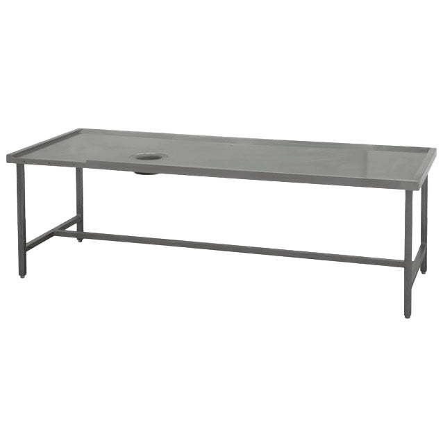 rechter Sortiertisch mit Loch, für Maschinenausgang links, B=1600 mm — Virtus Z/E717093