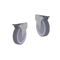 castors kit with brakes (2+3) for refrigerated/freezer cupboards and counters | Virtus Z/FAY102101