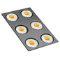 Backblech GN 1/1 beschichtet für 6 Eier ø 12,5 cm — Virtus Z/FMOLDE11