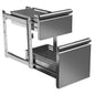 Schubladenkit mit soft self closing System 1x 1/3 - 1x 2/3 für Kühltische 700 mm - Serie VIRTUS — Virtus Z/FVDSC23