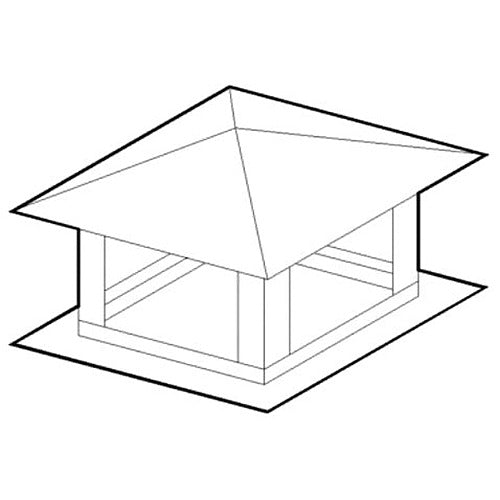 Rain hood, over 300x300 mm, up to 400x400 mm — Virtus Z/KZCAE40