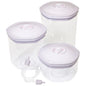 Vakuumbehälter-Set (3 Stk), 0,75 + 1,4 + 2,0 Liter — Virtus Z/LKIT3FRESH