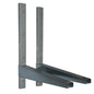 2 Wandkonsolen für Filtriereinheiten, 800x550 mm — Virtus Z/MSTM80