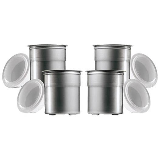 Becherset für FME0010, PACOJETIIP, PACOJET4, 4er Set — Virtus Z/S69012010