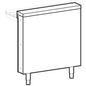 Fassadenverlängerung, 600x150 mm — Virtus Z/TSS8CF6