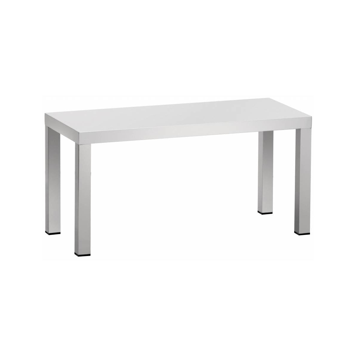 Edelstahl Aufsatzboard 1-Etage, Bautiefe 400 mm, AISI 304 | A&S ABDE284
