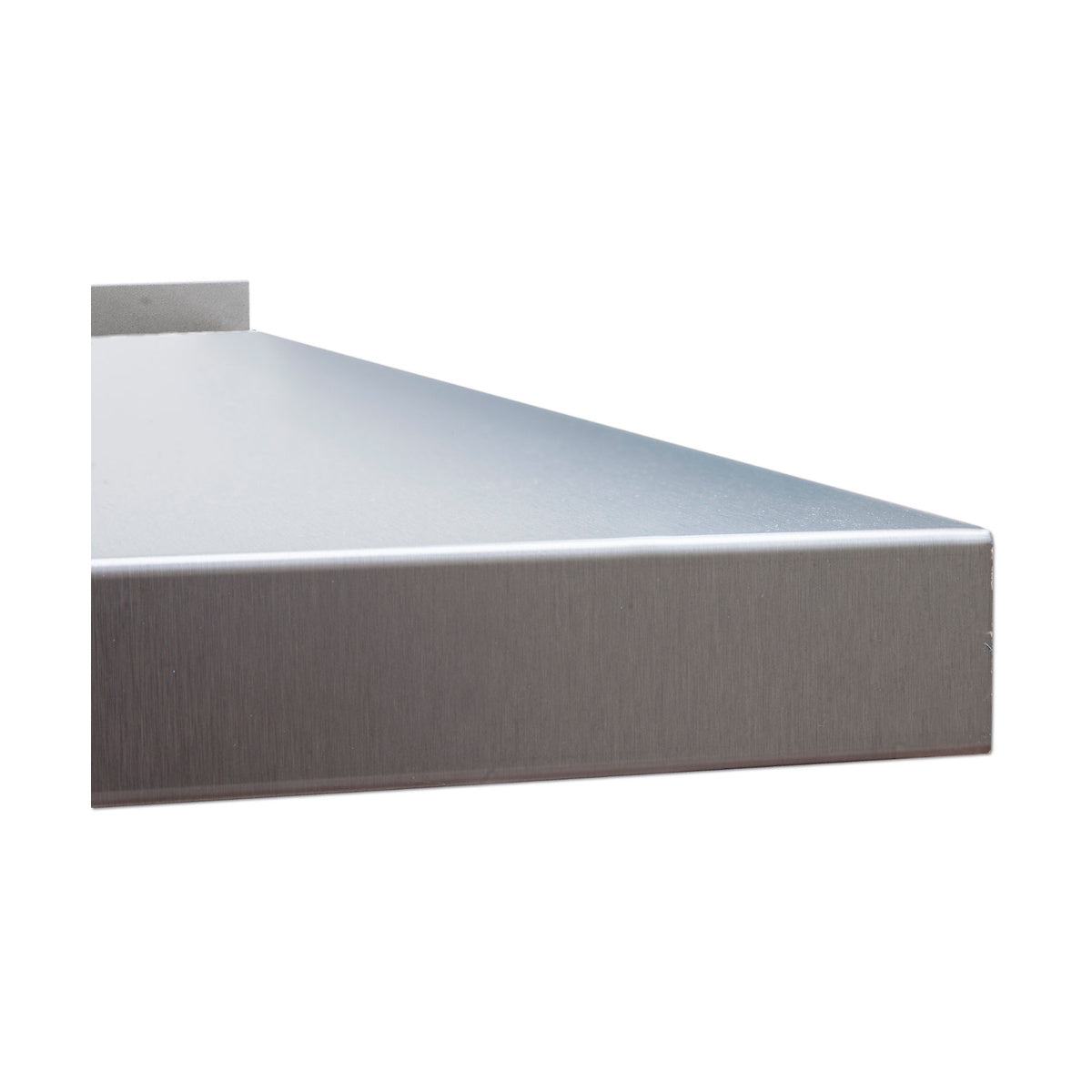 Edelstahl Arbeitsplatte mit Aufkantung, Bautiefe 700 mm, AISI 304 | A&S ARPA247