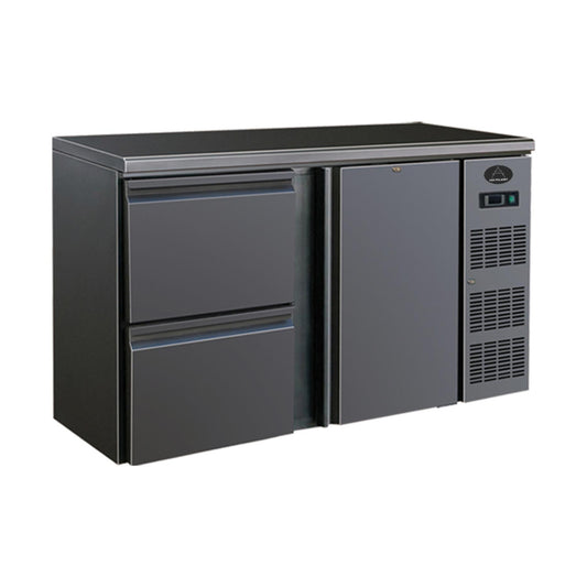 Bottle refrigerated counter, 350 L, 1 door / 2 drawers | A&S BBC220
