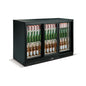 Flaschenkühlschrank 300 Liter mit 3 Flügeltüren, 1352 × 565 × 900 mm | A&S FKG3338
