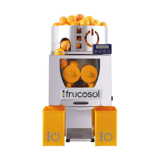 Automatische Orangenpresse F50 AC mit Beschickung und Digitalzähler