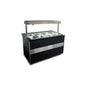 Bainmarie Heiße Theke Gastroline Opa Bemar, 386 Liter Volumen, 1500 × 800 × 1350 mm | A&S GL104-OP