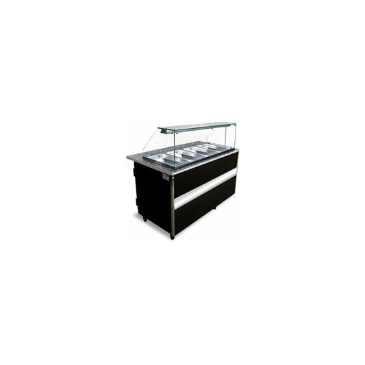 Hot counter Gastroline Bemar, 211 litres volume, 1000 × 900 × 850  mm | A&S GL103B-90