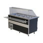 Speiseausgabe Gastroline Bemar T, Volumen: 211 Liter, 1000 × 900 × 850  mm | A&S GL103BT-90