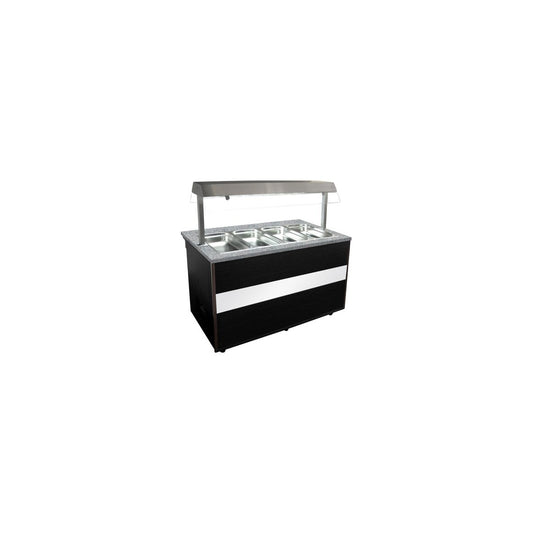 Salad display case Gastroline Open with 726 litre volume, 2500 × 900 × 850  mm | A&S GL102-OP-90
