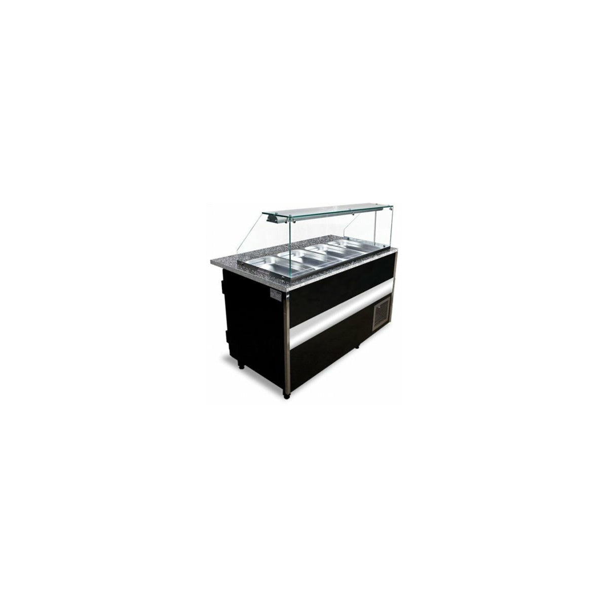 Salatvitrine Gastroline mit 726 Liter Volumen, 2000 × 800 × 850  mm | A&S GL101