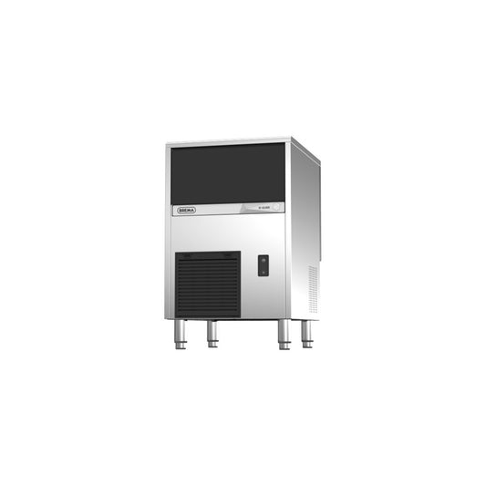 Ice cube maker with drain pump, ice production: approx. 38 kg / 24 hours, air cooling | A&S QUBE316HCA-DP