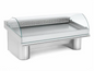Fischtheke mit gebogenem Glass 1500x1240x910