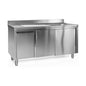Spülschrank mit Abfallbehälter, 1 Becken links, Bautiefe 600 mm, 1000x600x850 mm | A&S SPSCH1061BL-A