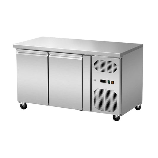 FREEZER TABLE WITH CASTERS 2 MODULES     W x D x H   1,360 × 700 × 860 mm, 260 L | A&S TKT2TTR