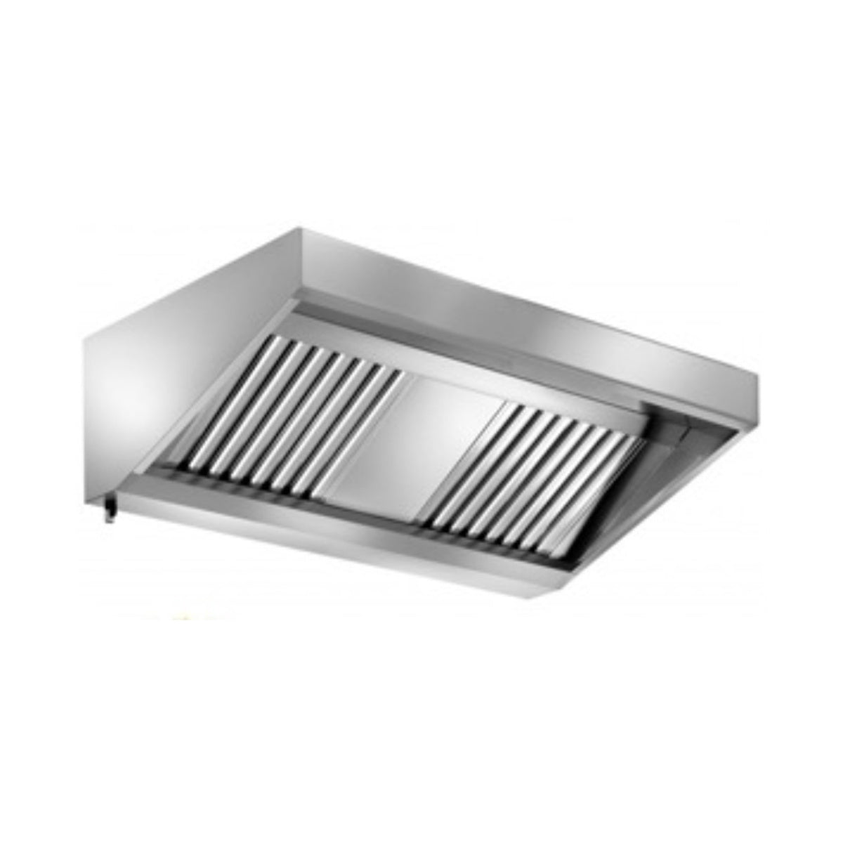 Wandhaube mit Motor und Regler, Edelstahl, Neonbeleuchtung, Filter: 4, 1800 × 700 × 450 mm | A&S WMR18070A